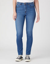 Damskie Spodnie Jeansowe Wrangler High Skinny Jeansy Euphoria W27HCK43J 112328881